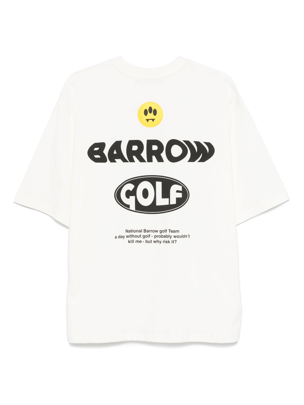 BARROW T-shirt met logoprint - Wit