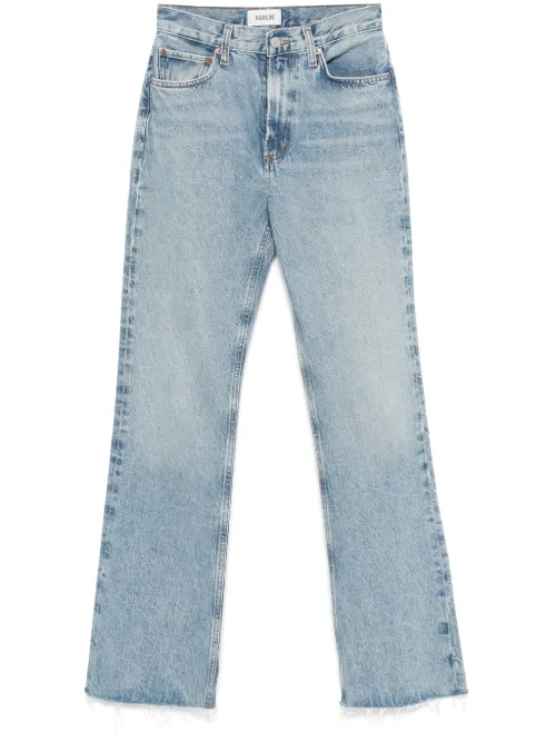 AGOLDE jean à taille en v - Bleu - AGOLDE - Modalova