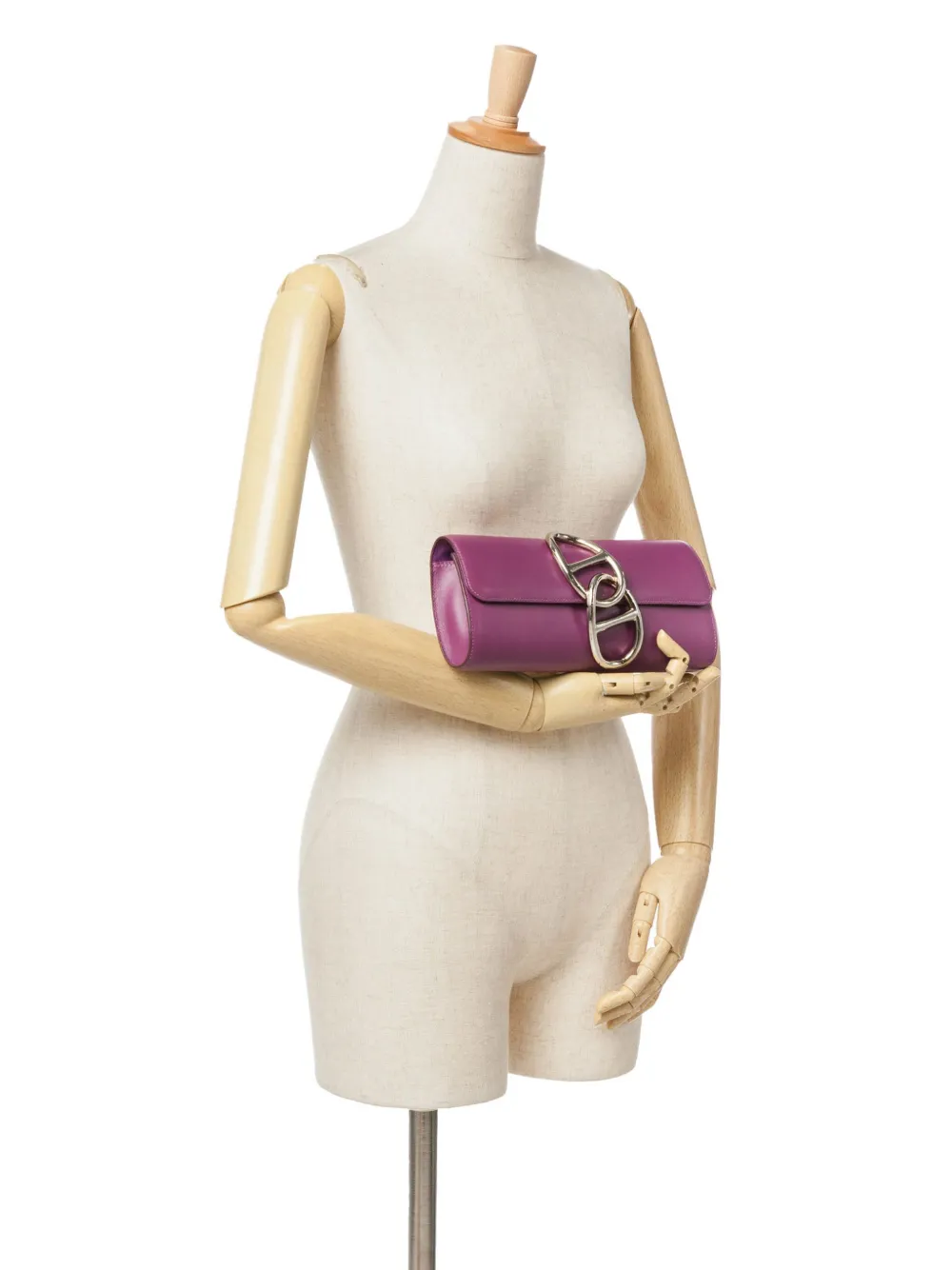 Hermès Pre-Owned 2014 Tadelakt Egee clutch bag - Paars