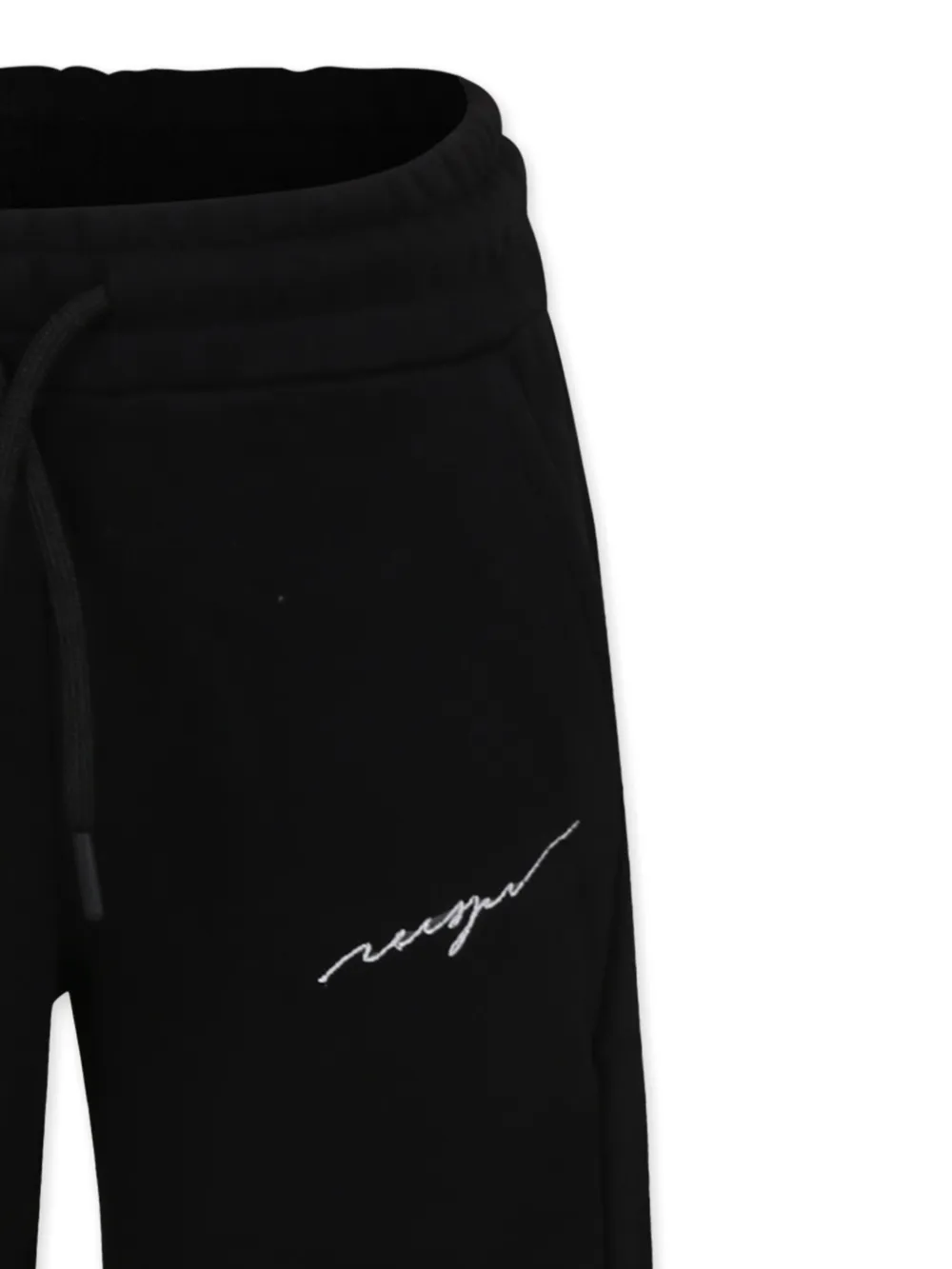MSGM Kids Trainingsbroek met geborduurd logo Zwart