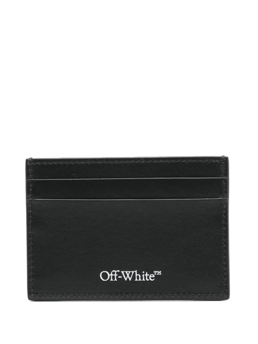 Off-White Pasjeshouder met logoprint - Zwart