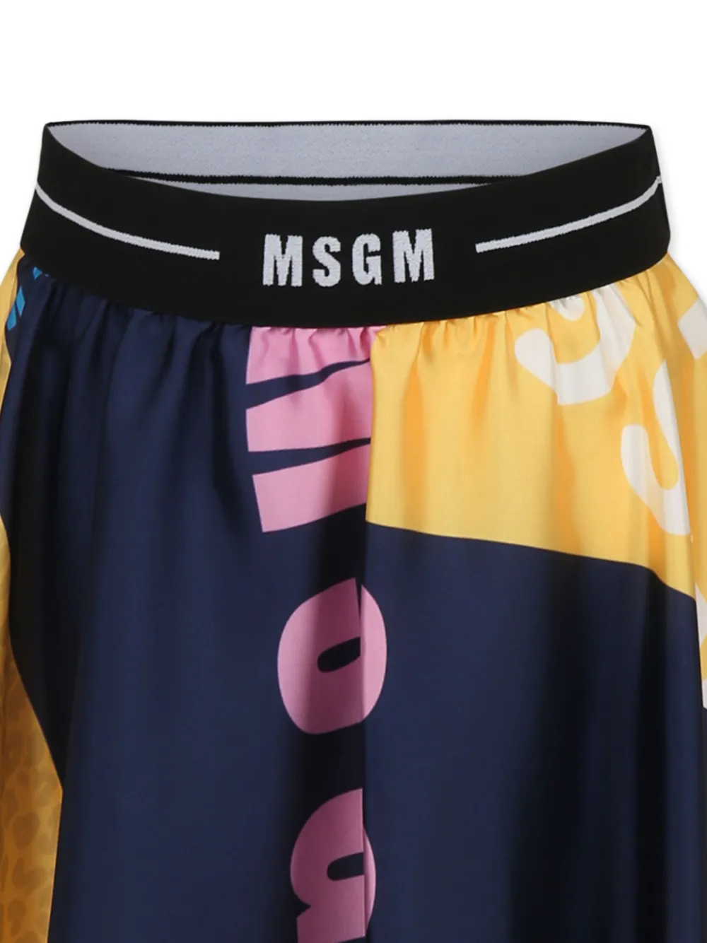 MSGM Kids Rok met logoprint Roze
