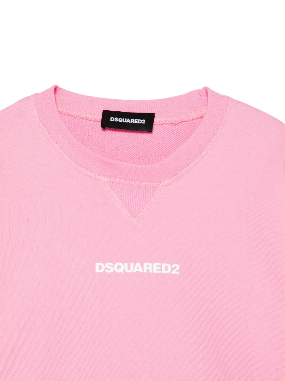 DSQUARED2 KIDS Sweater met logopatch Roze