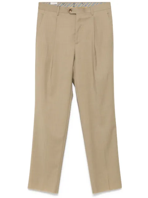 ETRO pleat-detailing wool trousers