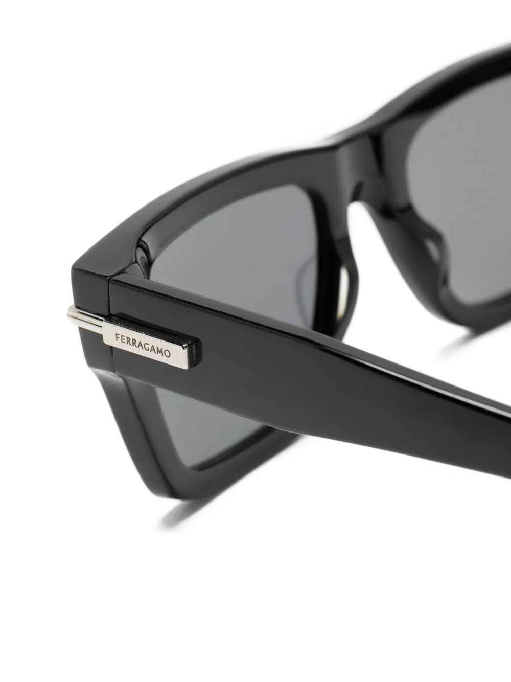 Ferragamo SF2033S zonnebril met vierkant montuur Zwart
