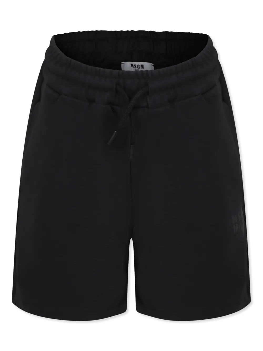 MSGM Kids Shorts met logoprint Zwart