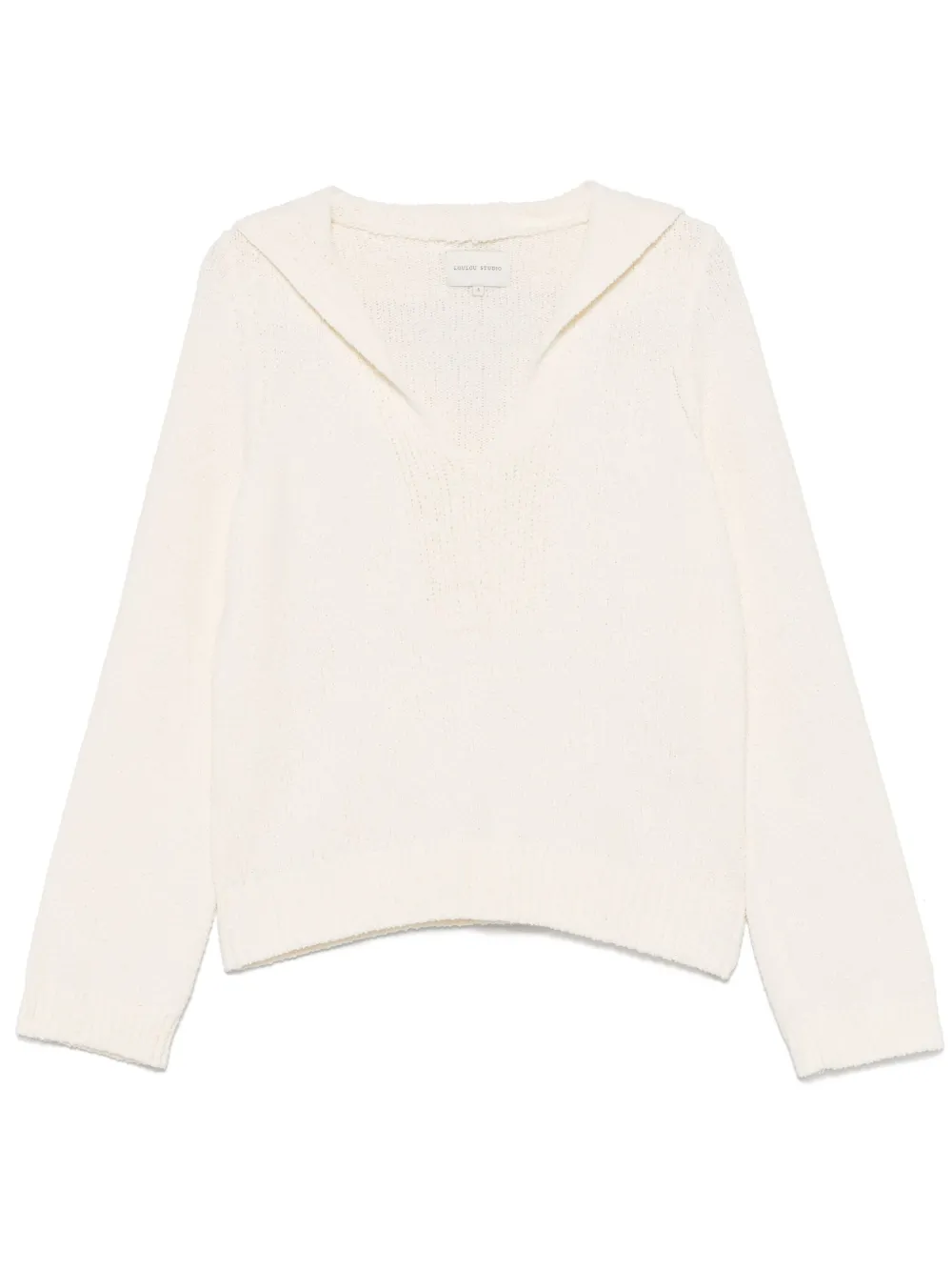 Shop Loulou Studio Bahia Sweater In Neutrals