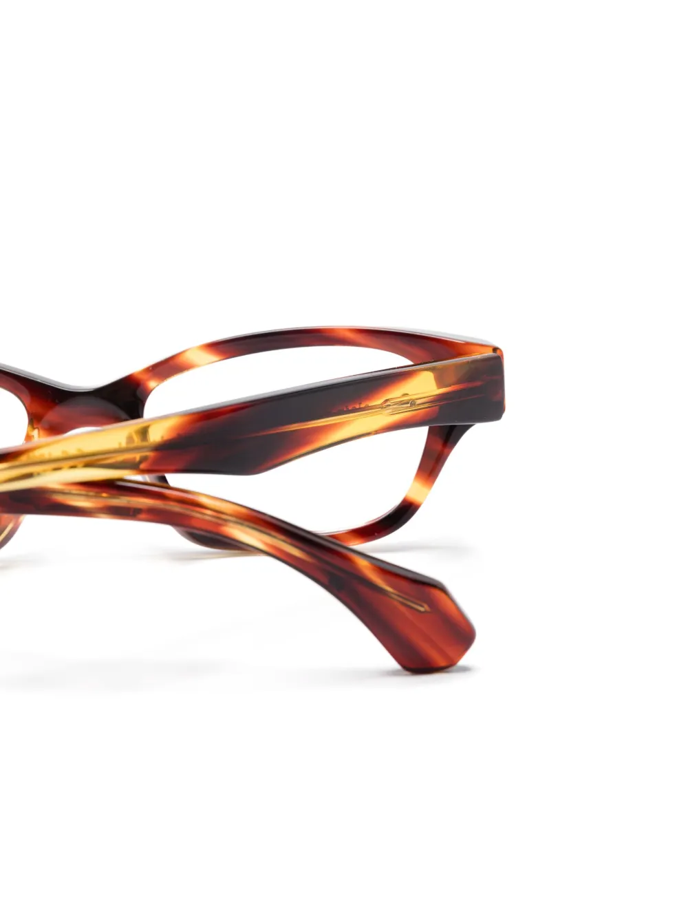  Alain Mikli Rectangle-frame Glasses - Brown 
