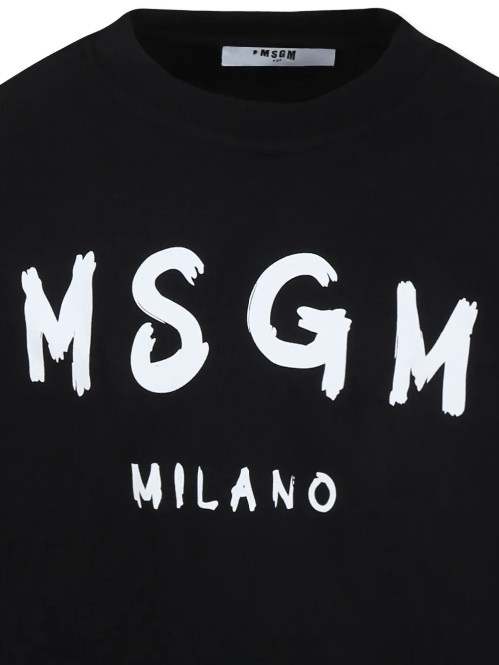 MSGM Kids Sweater met logoprint Zwart