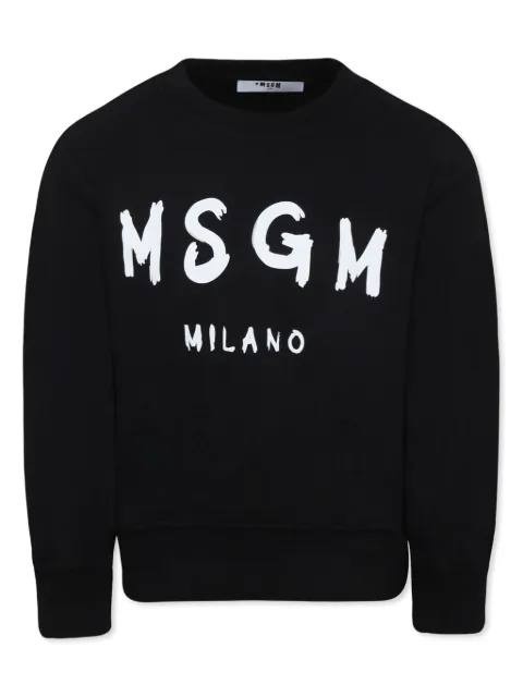 MSGM Kids logo-print sweatshirt 