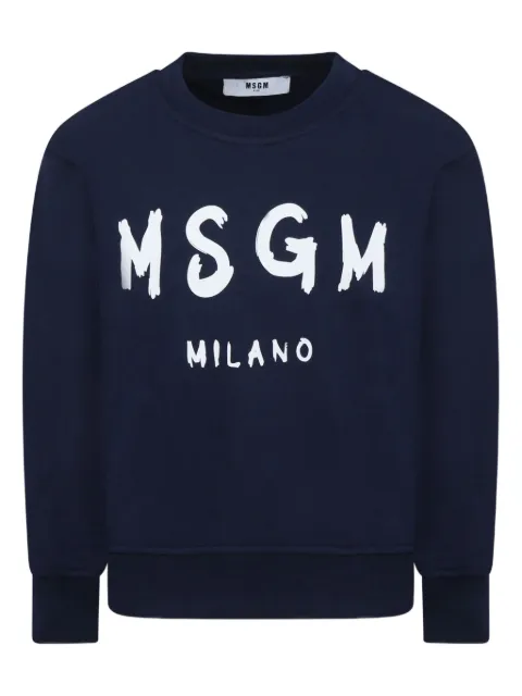 MSGM Kids logo-print sweatshirt 