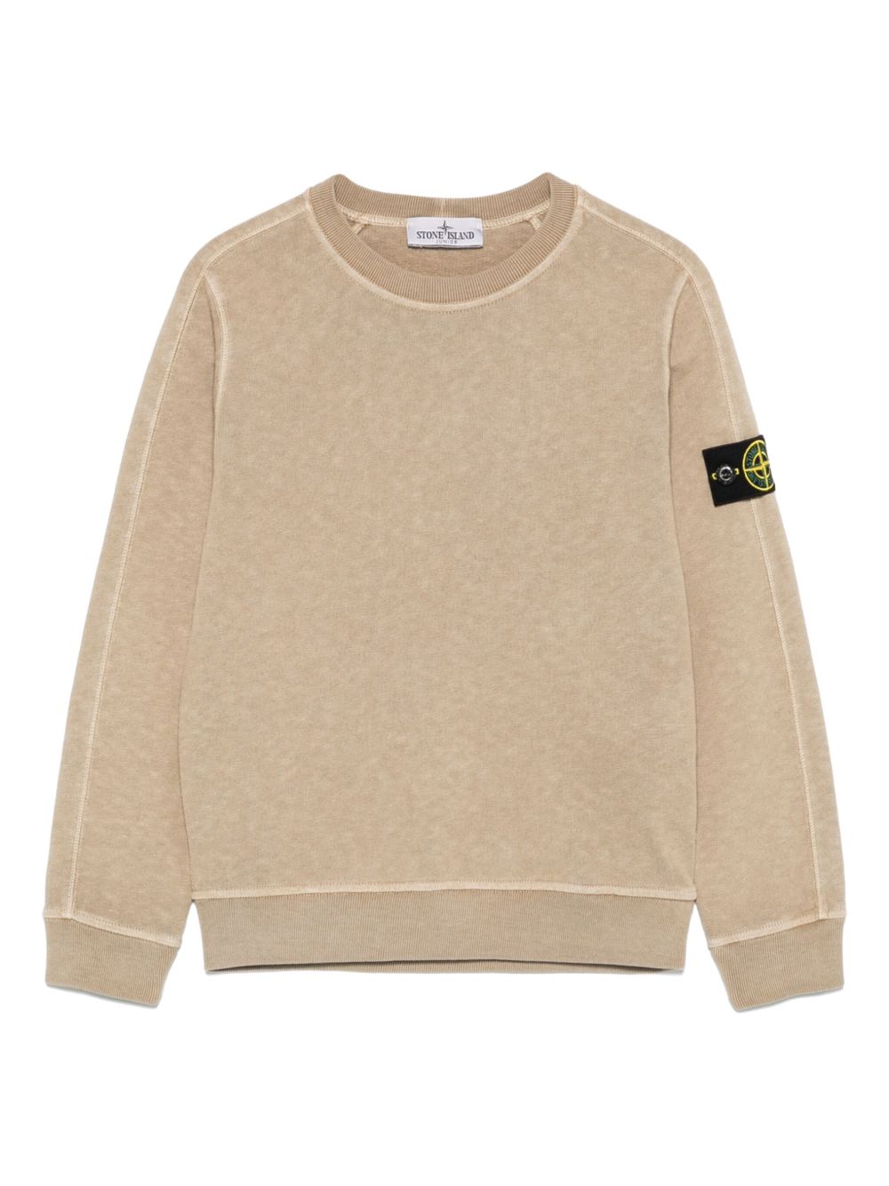 Stone Island Junior Compass-badge sweatshirt - Neutrals