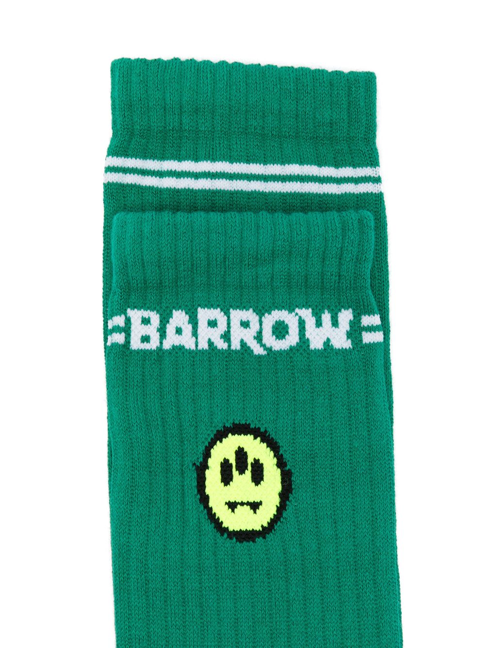 BARROW Sokken met intarsia logo - Groen