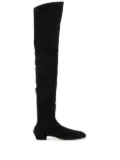 The Row Awar 25 over-the-knee boots - Black