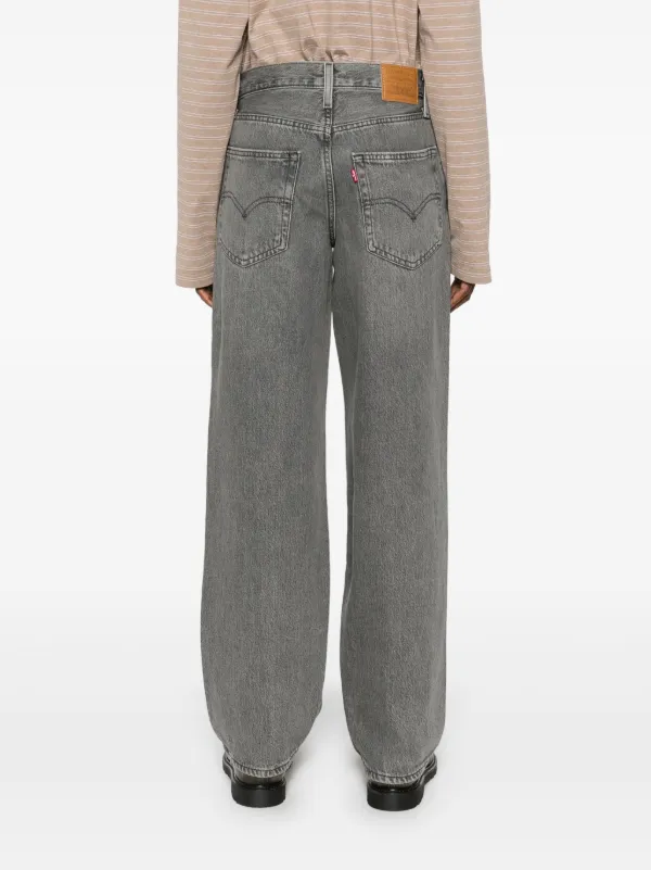 【関税込み】Rohe グレー シグネチャ バギーフィット ジーンズ Levi's バギージーンズ | グレー | FARFETCH JP