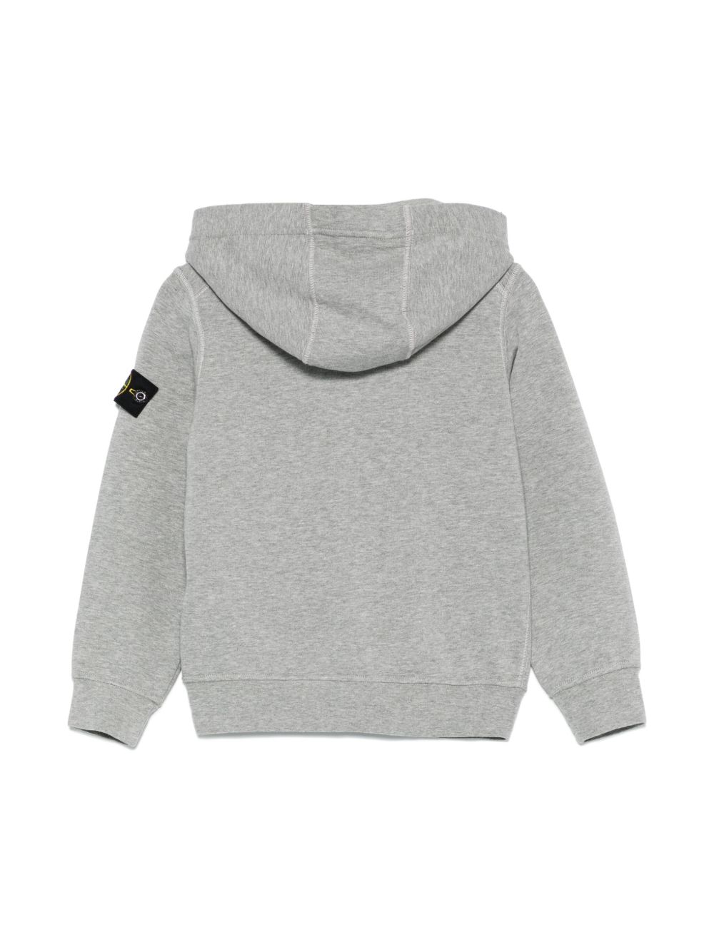 Stone Island Junior Compass-badge hoodie - Grey