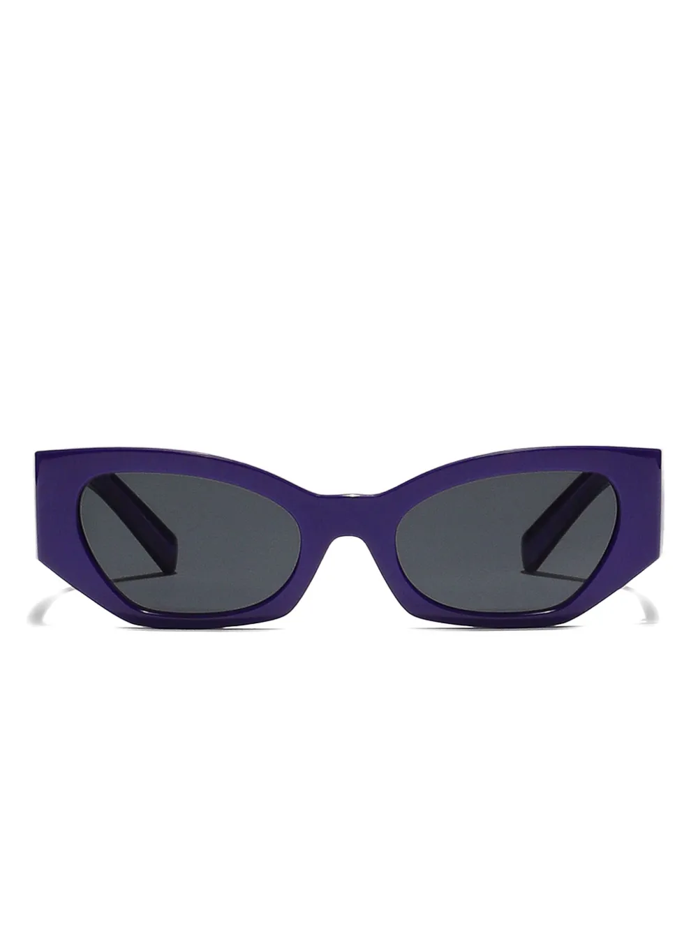 Dolce & Gabbana Kids' Dna Logo-plaque Rectangle Sunglasses In Purple