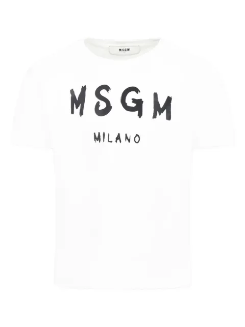 MSGM Kids logo-print cotton t-shirt