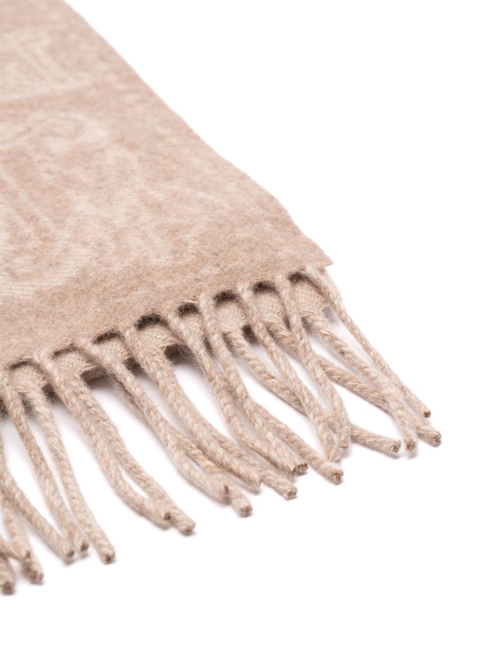 Max Mara jacquard cashmere scarf - Beige