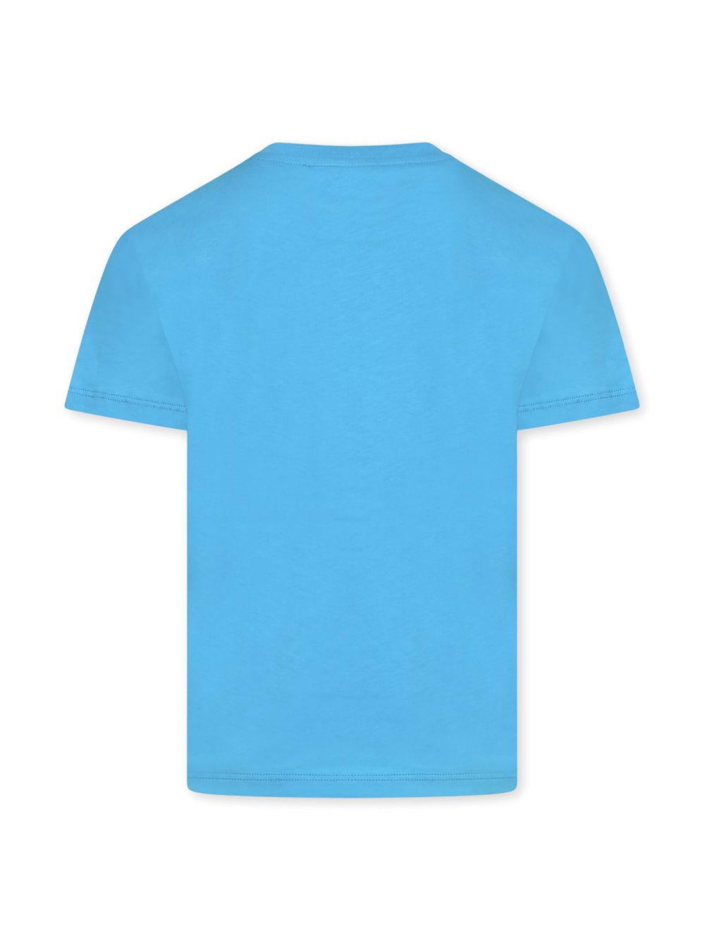 MSGM Kids logo-print cotton t-shirt - Blauw