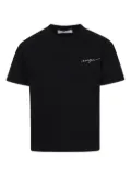 MSGM Kids logo-print cotton t-shirt - Black