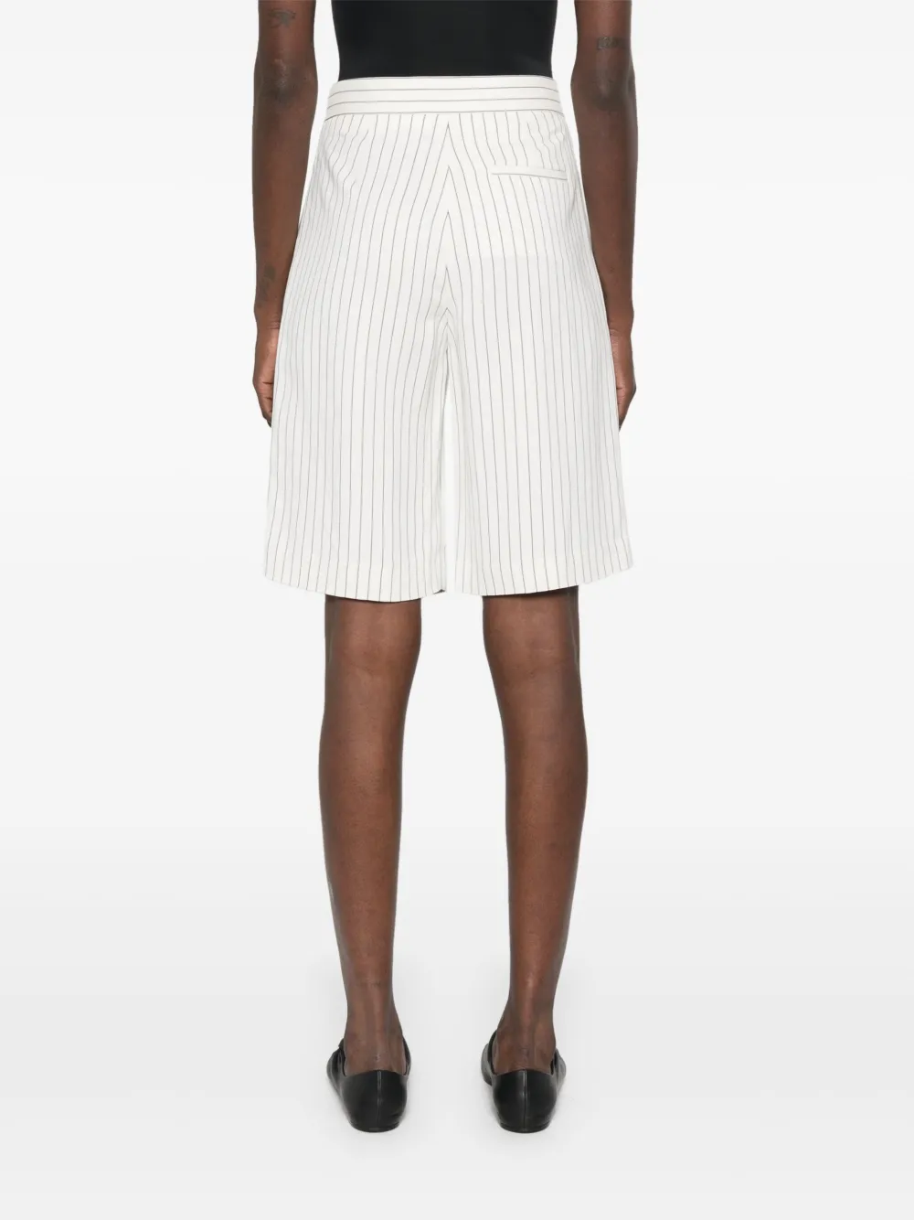 LOULOU STUDIO STRIPED SHORTS