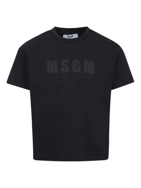 MSGM Kids logo-print cotton t-shirt