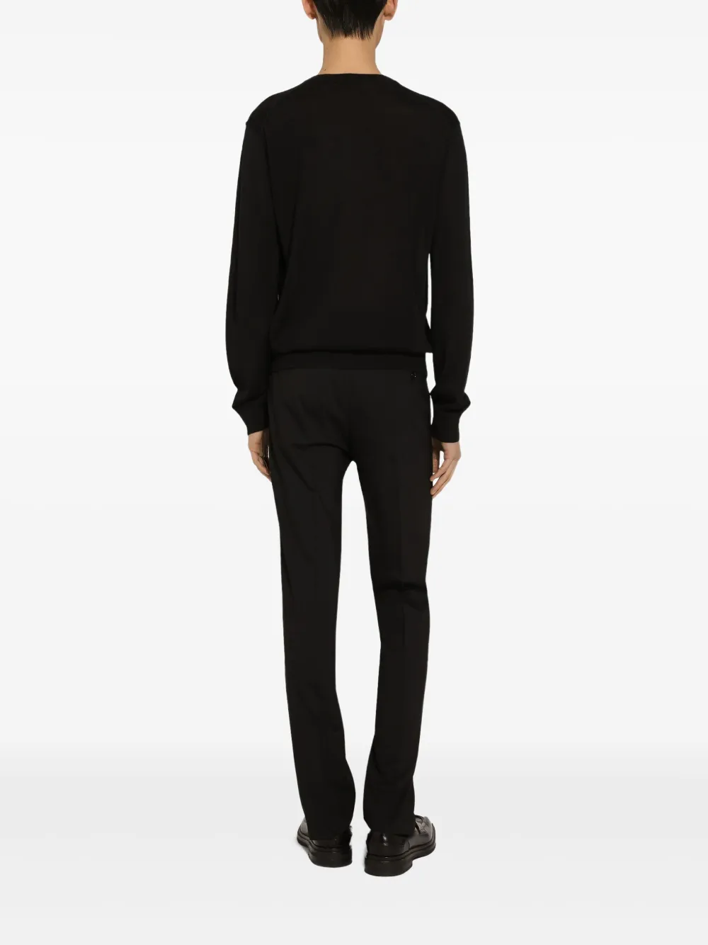 Dolce & Gabbana Wollen pantalon Zwart