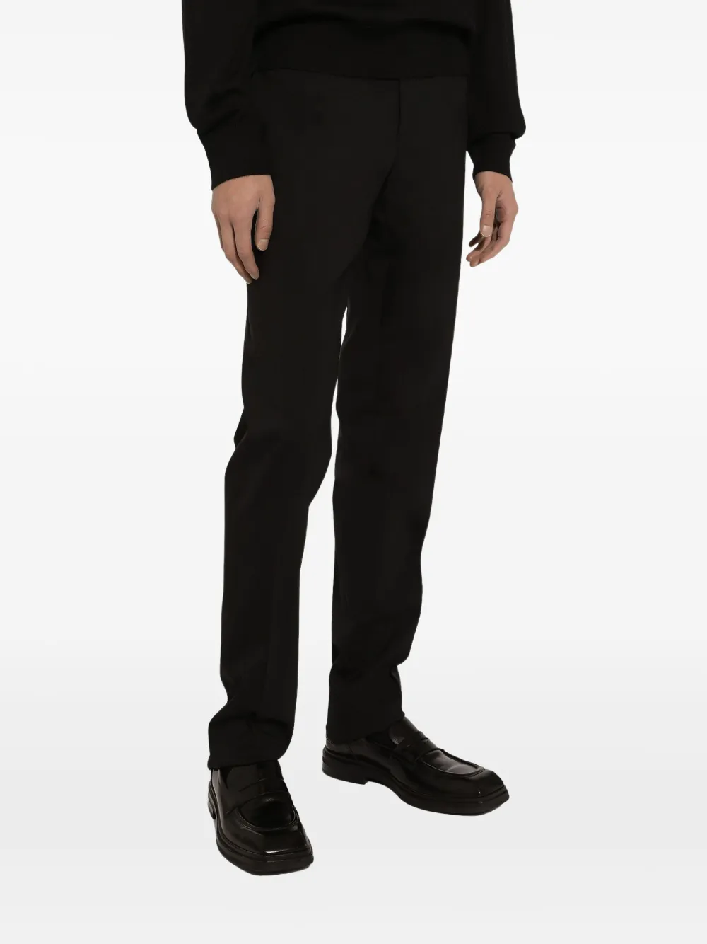 Dolce & Gabbana Wollen pantalon Zwart