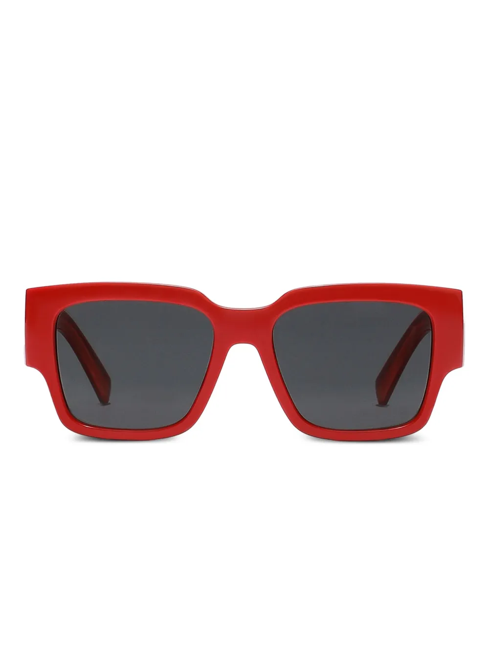 Dolce & Gabbana Kids DNA logo-plaque rectangle sunglasses - Rosso