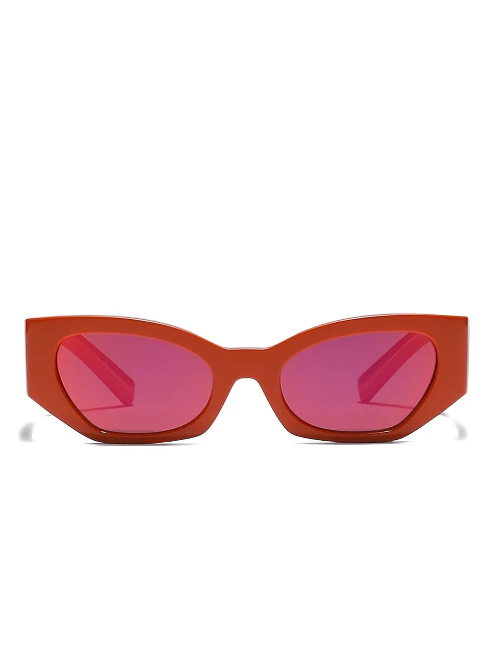 Dolce & Gabbana Kids' Dna Logo-plaque Rectangle Sunglasses In Red