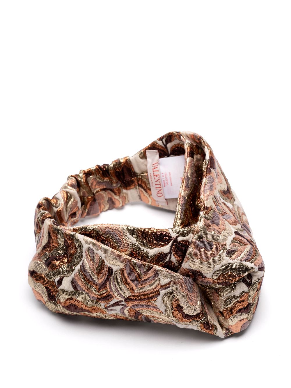 Valentino Garavani lurex headband - Neutrals