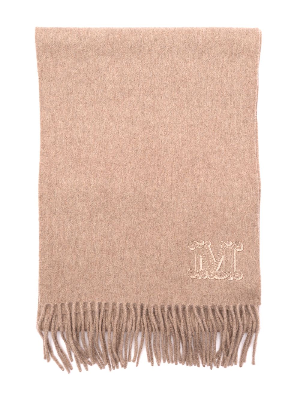 Max Mara fringed cashmere stole - Neutrals