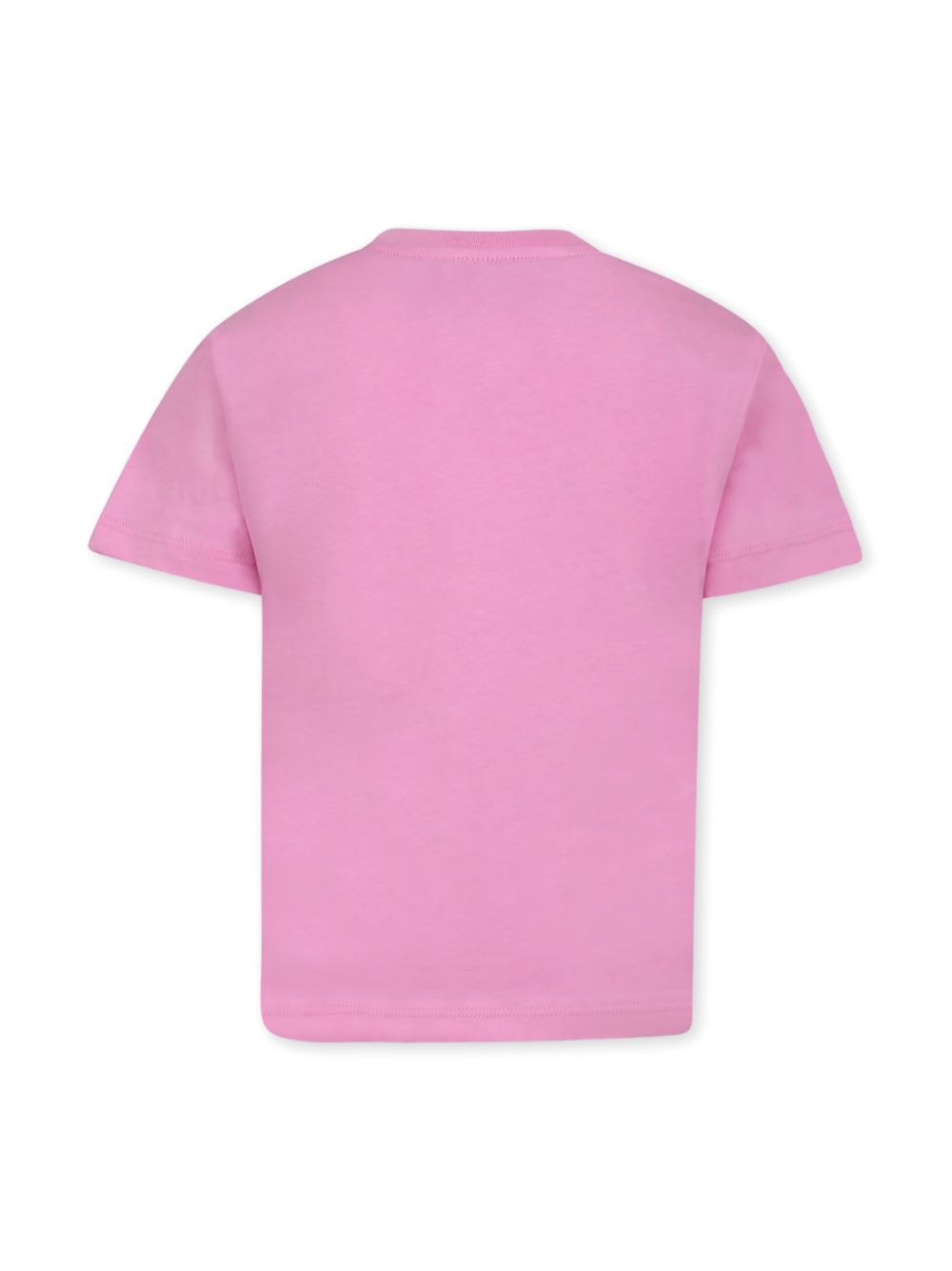 MSGM Kids Katoenen T-shirt met logoprint - Roze