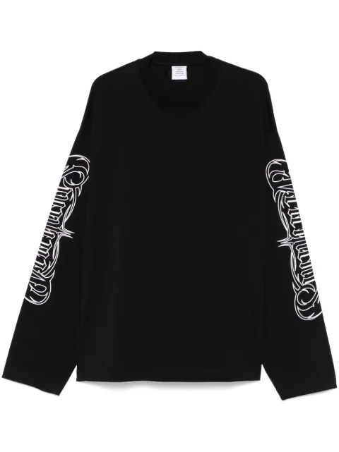 VETEMENTS logo-print T-shirt 