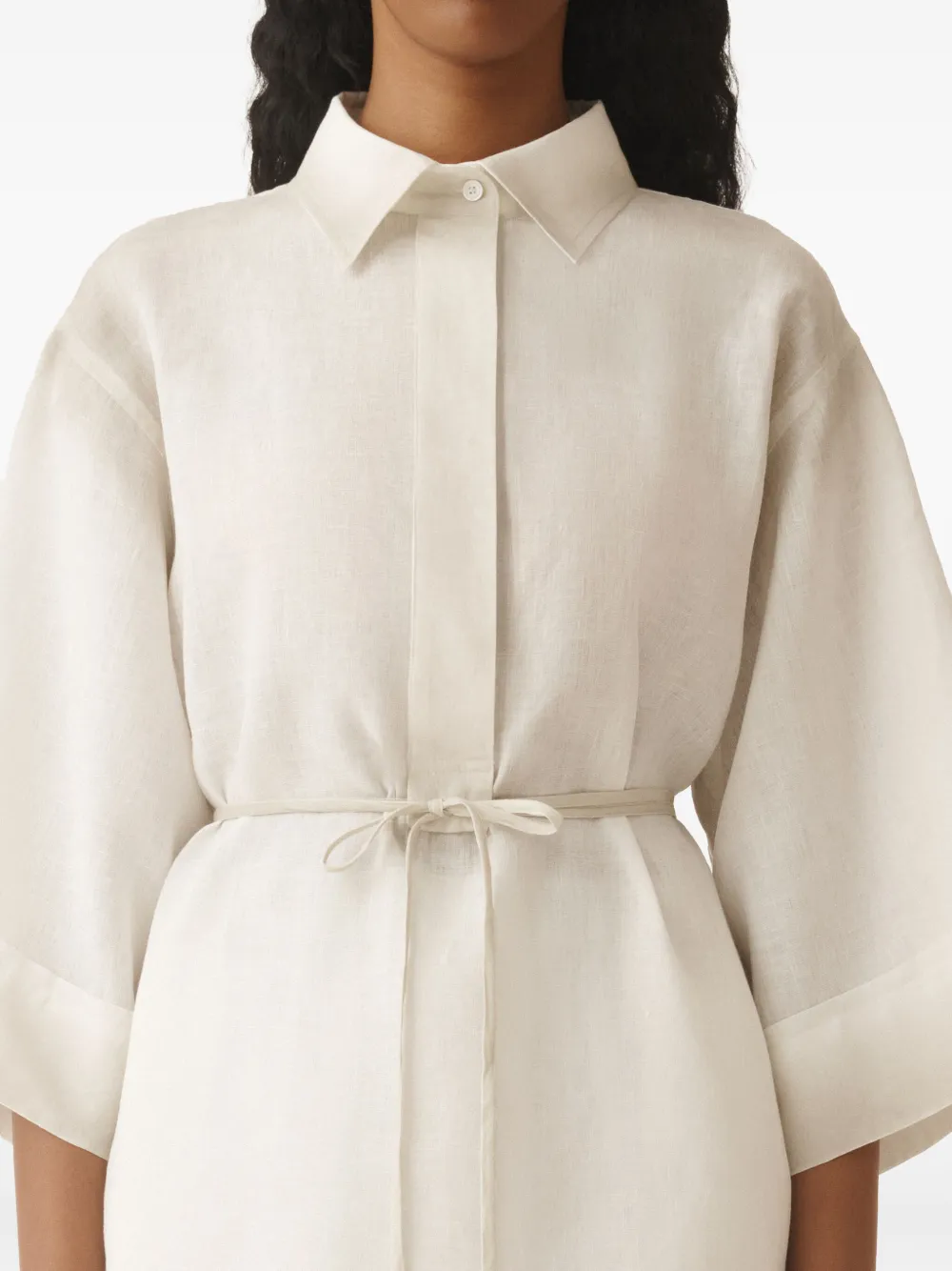 Fabiana Filippi Lange blouse Wit