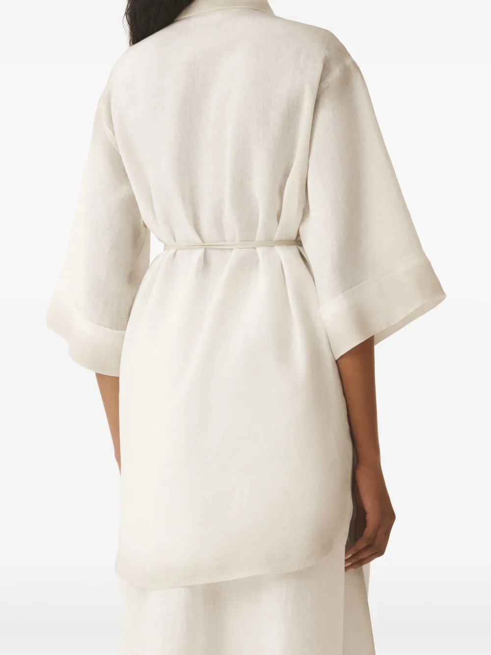 Fabiana Filippi Lange blouse Wit