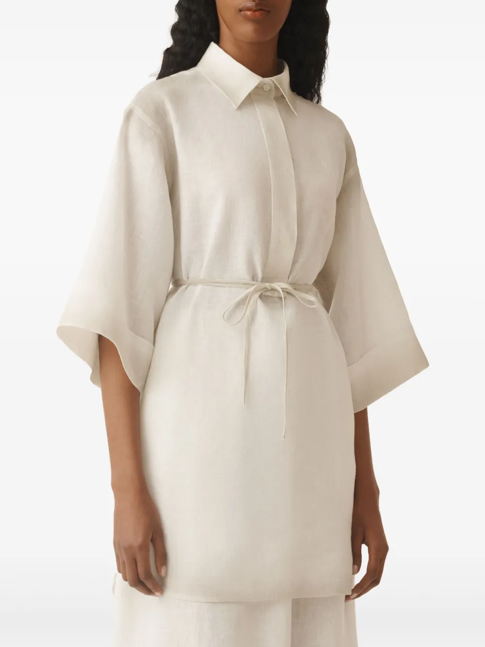 Fabiana Filippi Lange blouse Wit