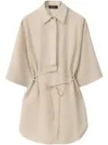 Fabiana Filippi tied shirt - Neutrals