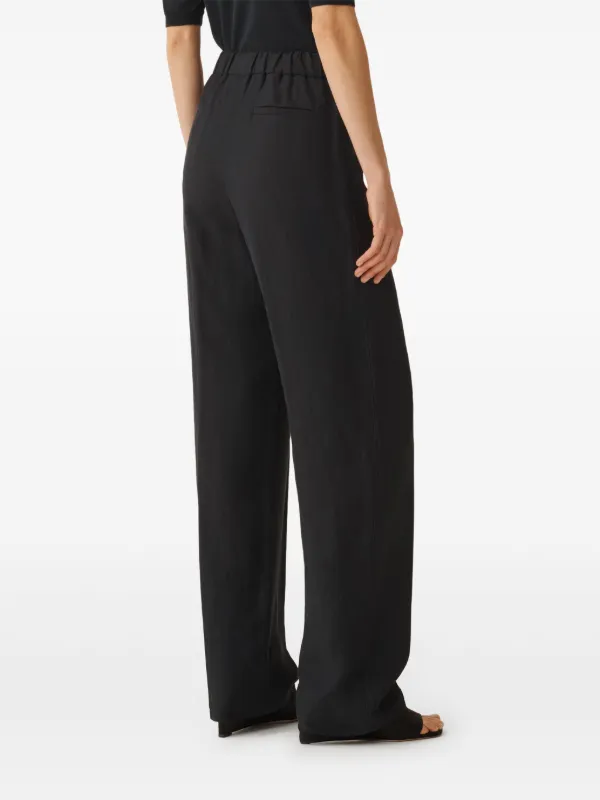 パンツ FABIANA FILIPPI Women Straight Pants PAD265F326D787 825 BLAC Fabiana Filippi high-waisted Straight Trousers | Black