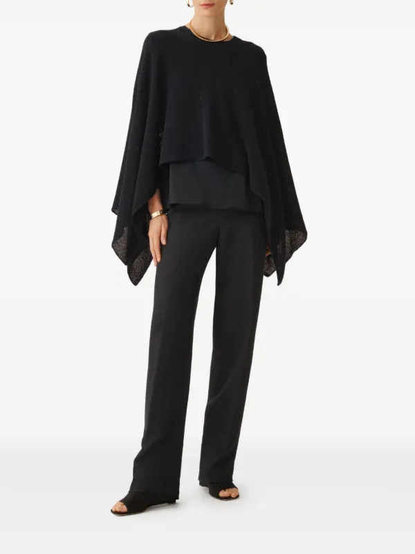 Fabiana Filippi high-waisted Straight Trousers | Black