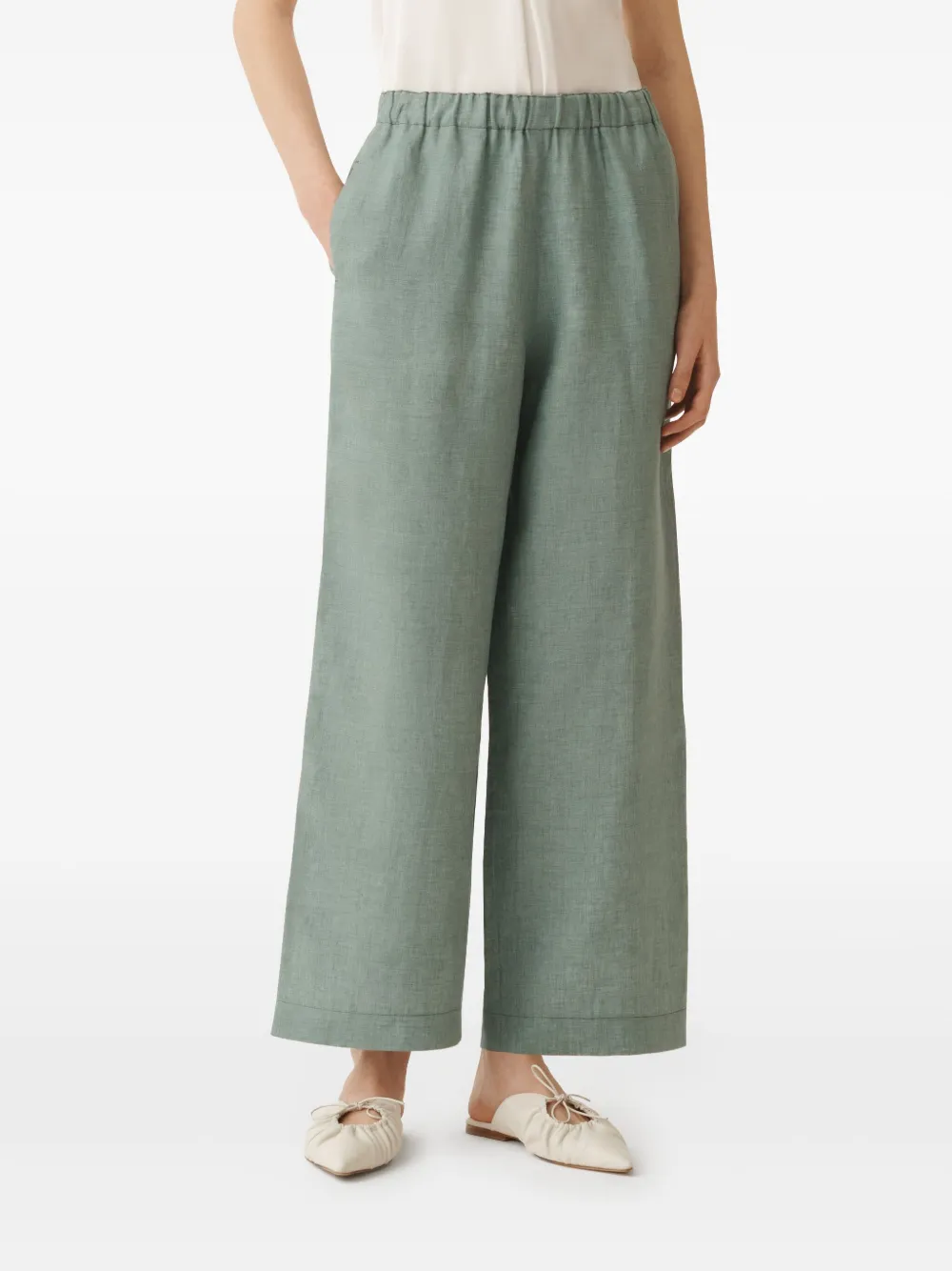 Fabiana Filippi Straight broek Groen