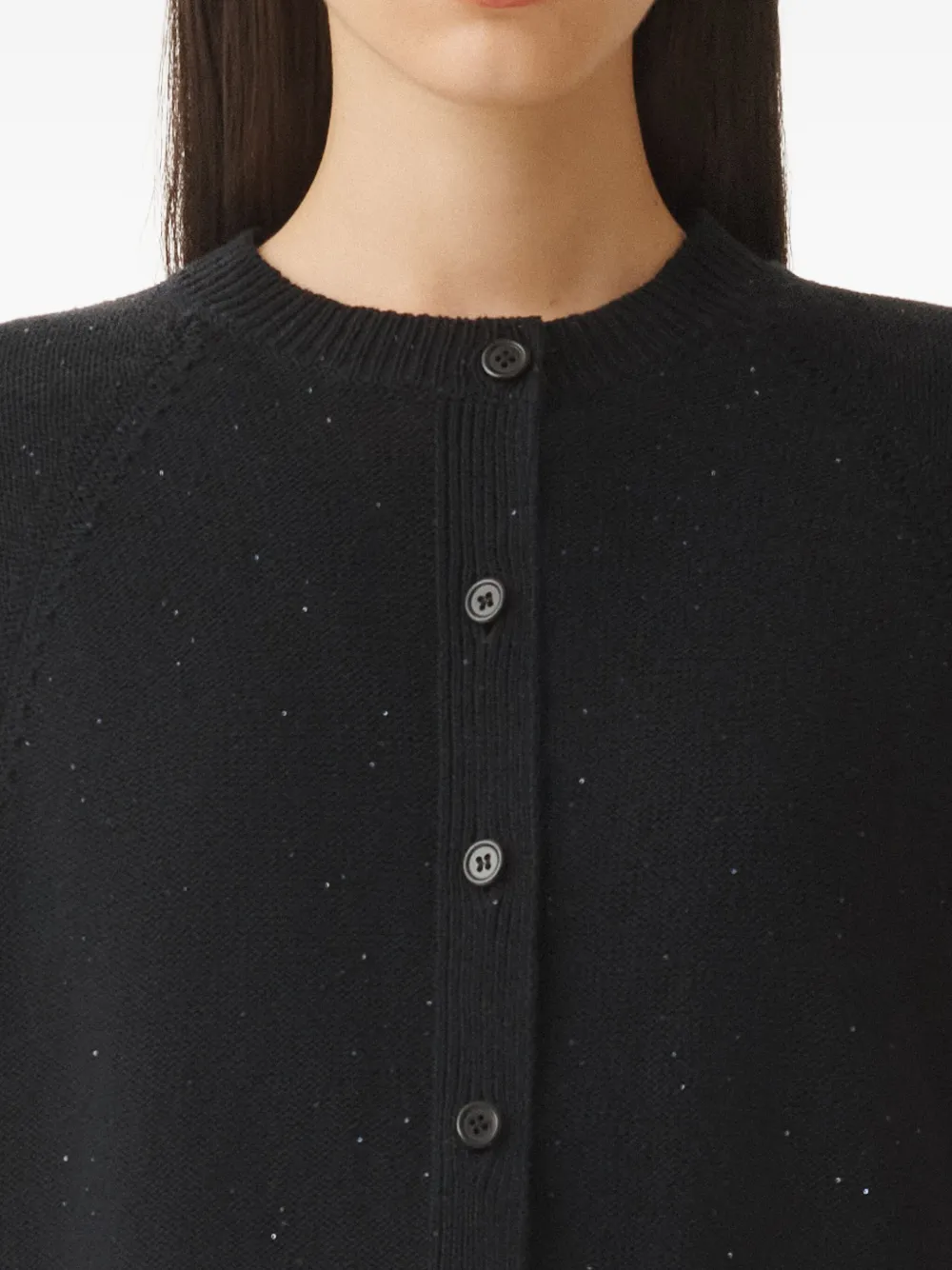 Fabiana Filippi Vest met pailletten Zwart