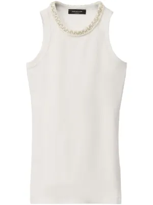 ベスト・ジレ FABIANA FILIPPI Women Vests CTD224F765L067 25 White FABIANA FILIPPI Women Vests CTD224F765L067 25 White (FABIANA