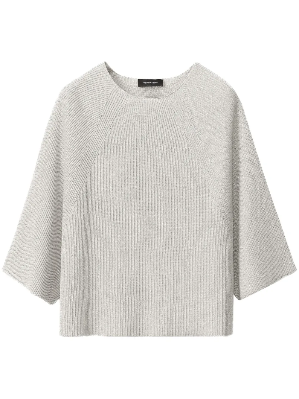Fabiana Filippi Geribbelde sweater Grijs