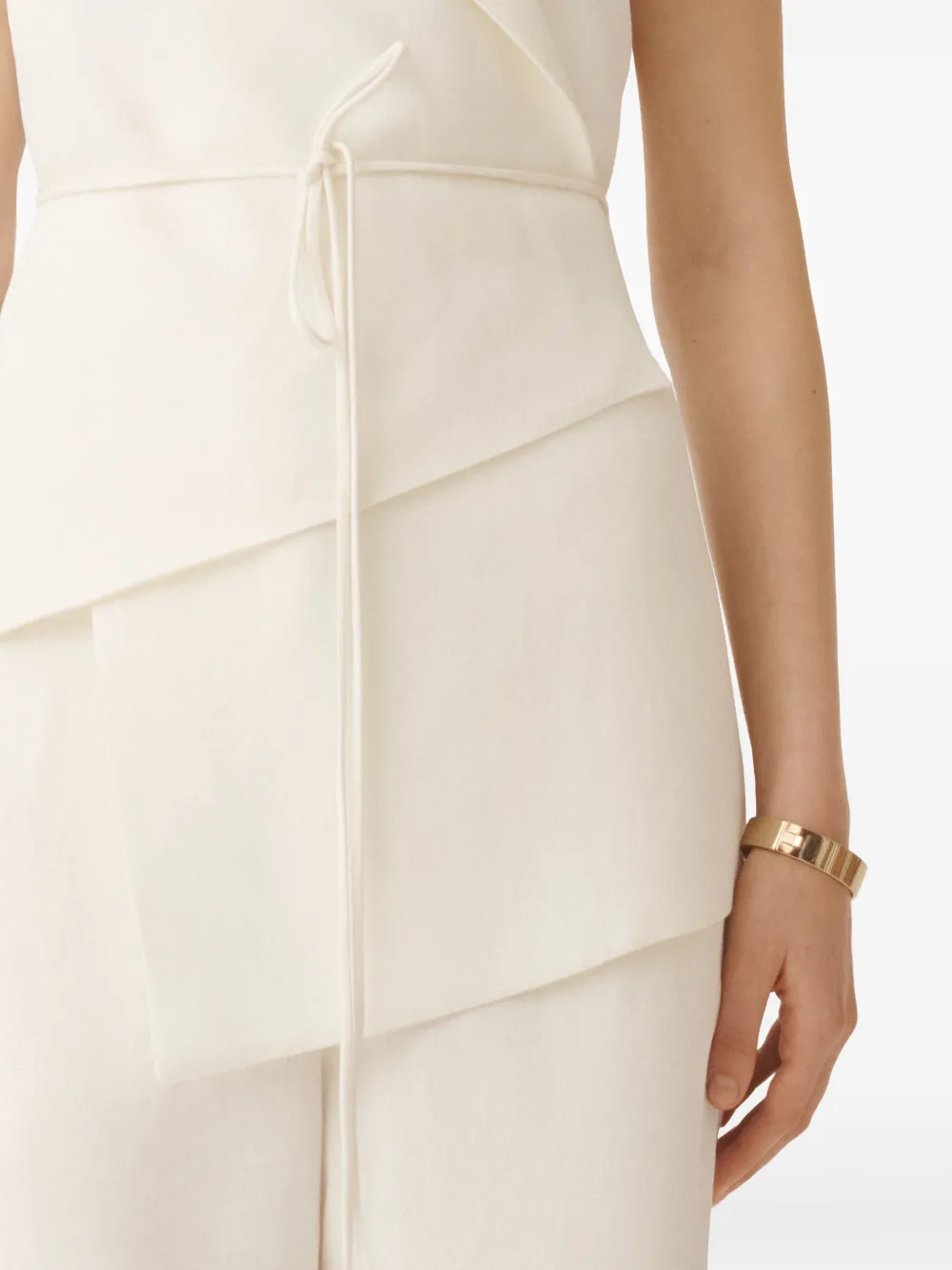 FABIANA FILIPPI WRAP-STYLE BLOUSE