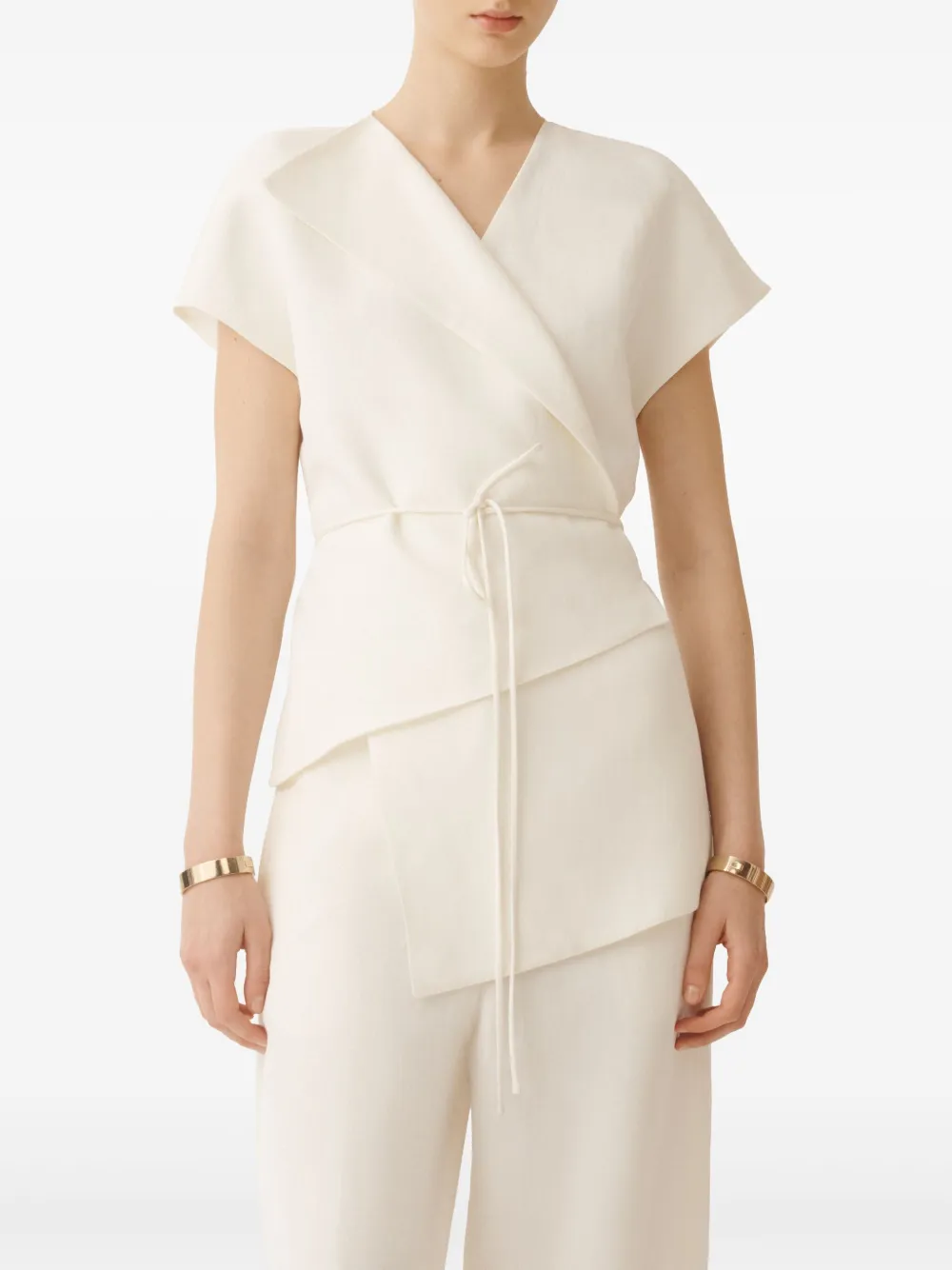 Fabiana Filippi wrap-style blouse