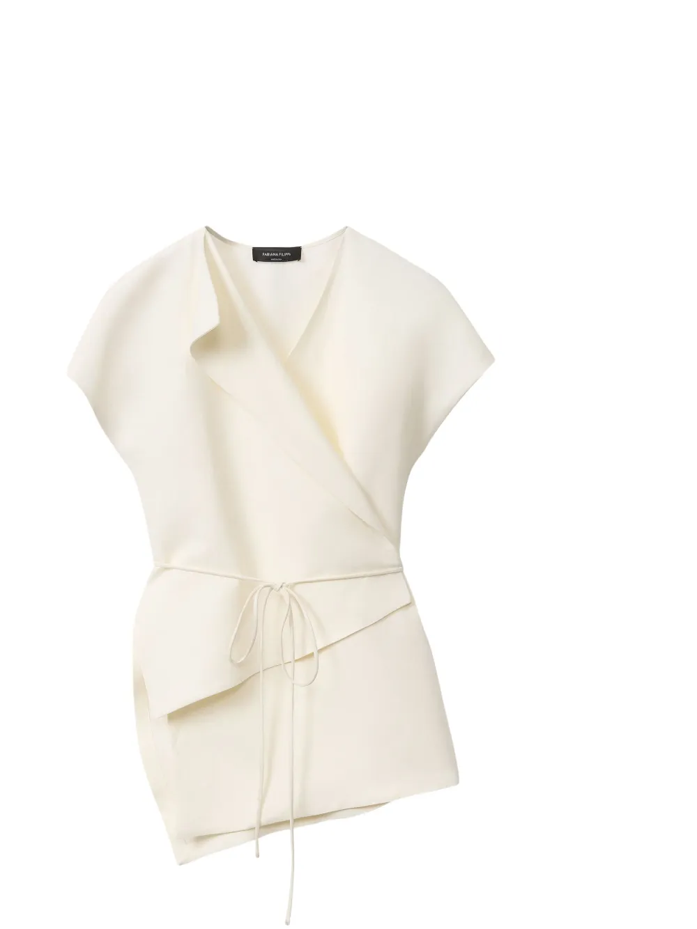 FABIANA FILIPPI WRAP-STYLE BLOUSE