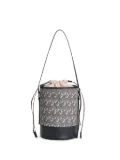 Fabiana Filippi monogram-jacquard bucket bag - Blue