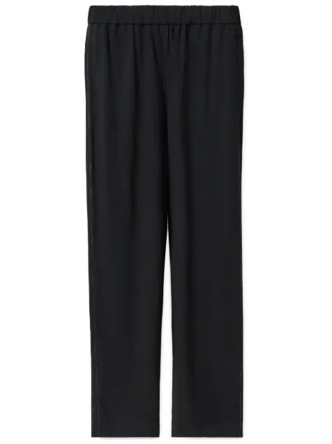 Fabiana Filippi pantalones con ribete de cuentas